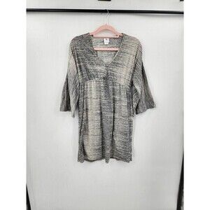 Natori Wide Sleeve Womens Small Summer Beach Swim Coverup Mini Tunic Dress